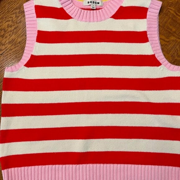 Boden Hotch Potch Cotton Vest - Picture 4 of 12